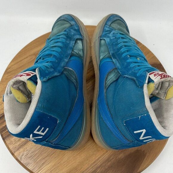 Nike SB Zoom Blazer Premium Mid PRM Plus Green Teal Gum Sneakers Shoes Mens 10.5 - Picture 5 of 8